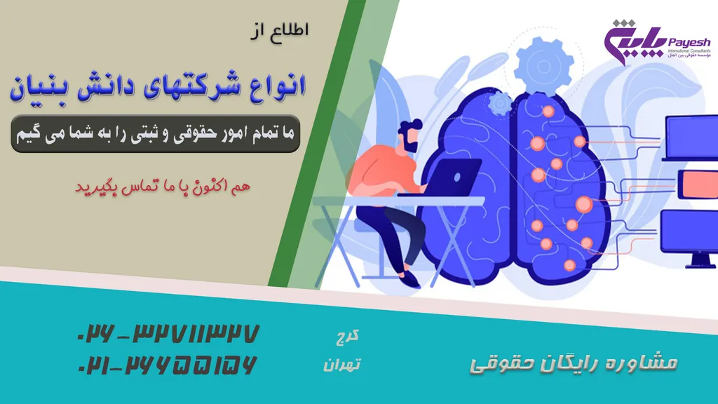 انواع شرکتهای دانش بنیان