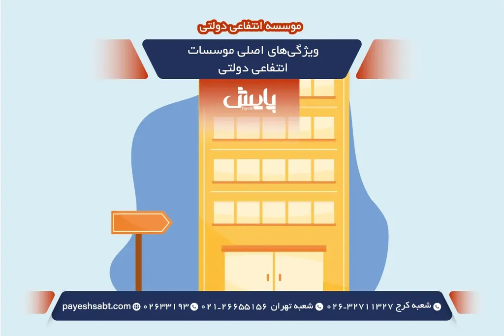 ویژگی‌های اصلی موسسه انتفاعی دولتی