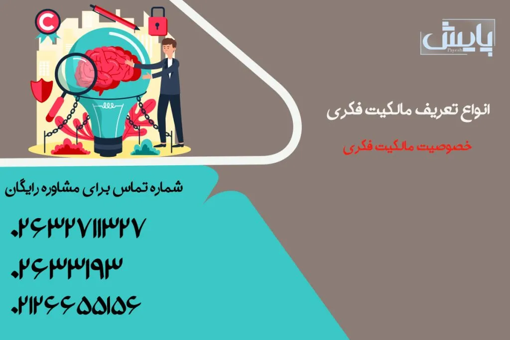 انواع تعریف مالکیت فکری