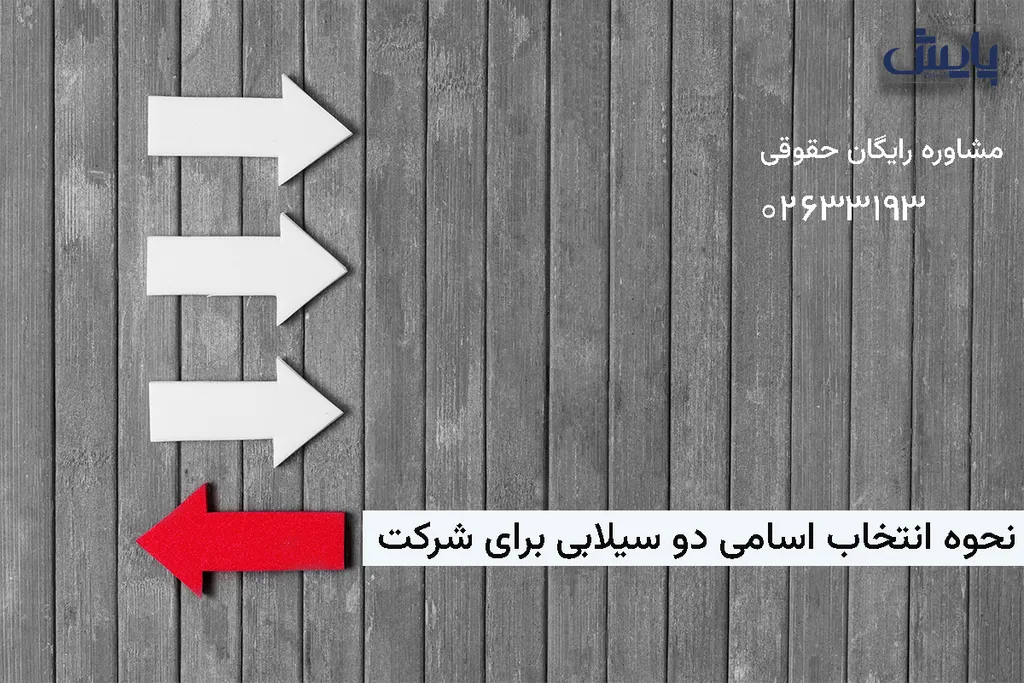 نحوه انتخاب اسامی دو سیلابی برای شرکت