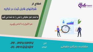 شرکتهای قابل ثبت در ترکیه