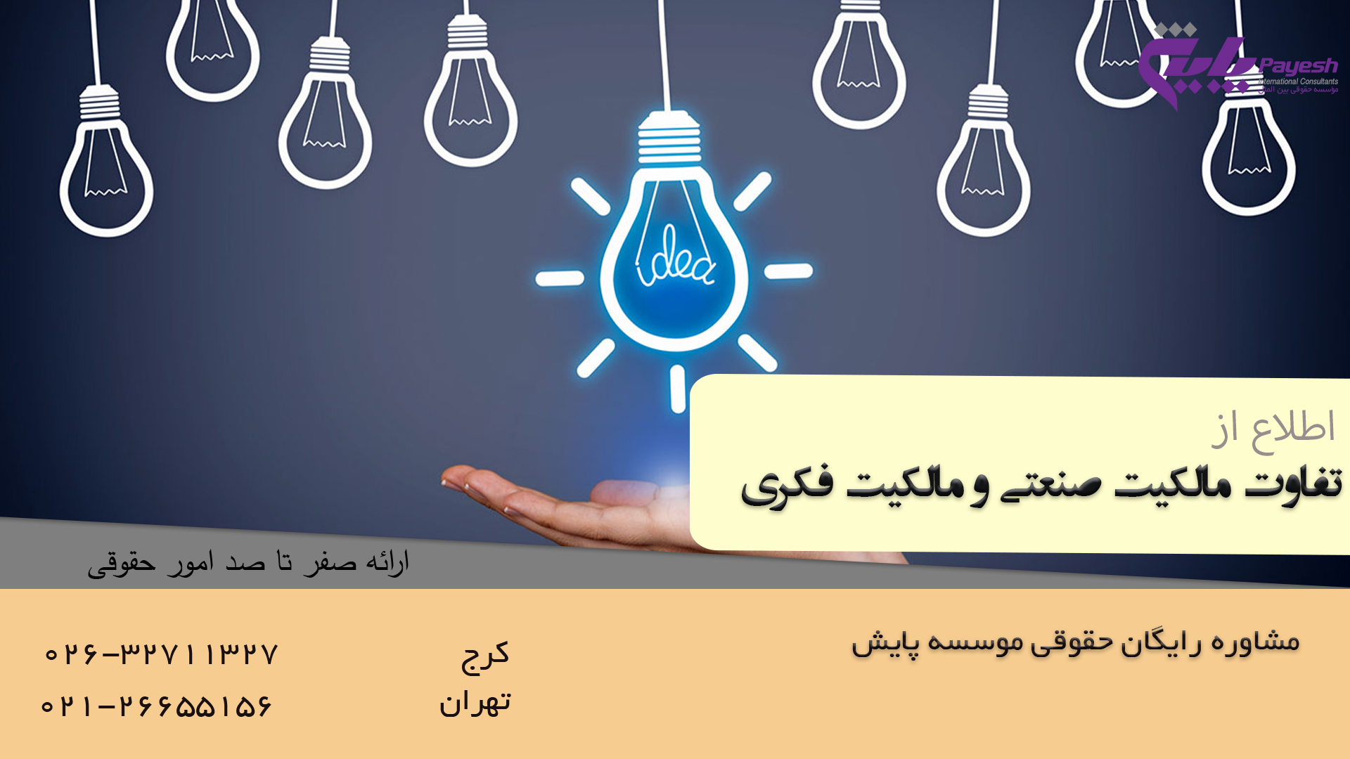 تفاوت مالکیت صنعتی و مالکیت فکری