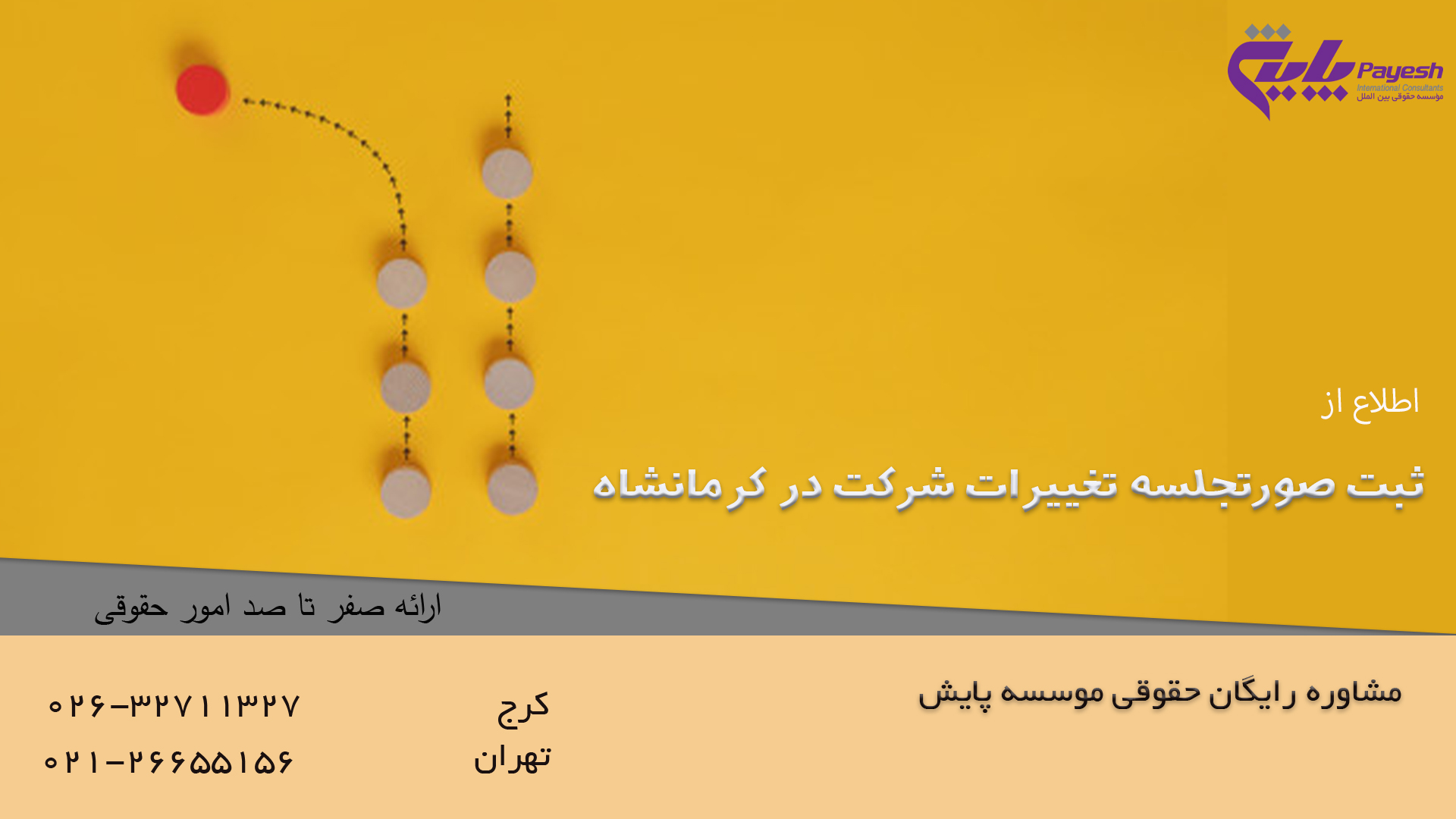 ثبت صورتجلسه تغییرات شرکت در کرمانشاه